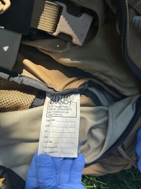 Pristine Mystery Ranch Bozeman MT Tactical Pack System - 91st SFG TRF Issue